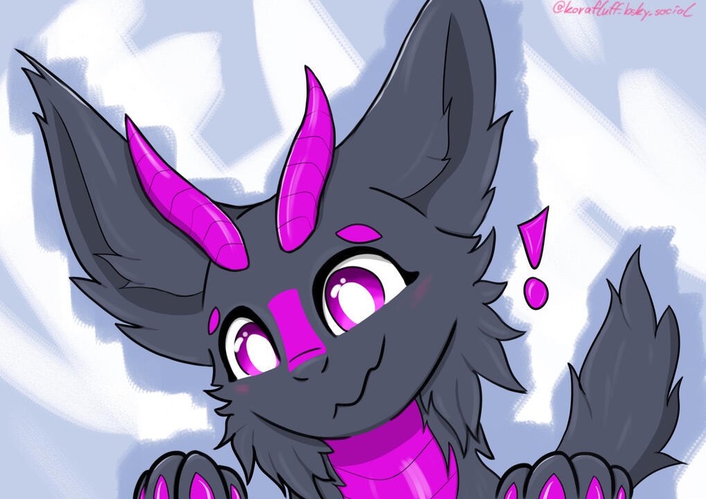 little gift I did for @korafloof.bsky.social!
